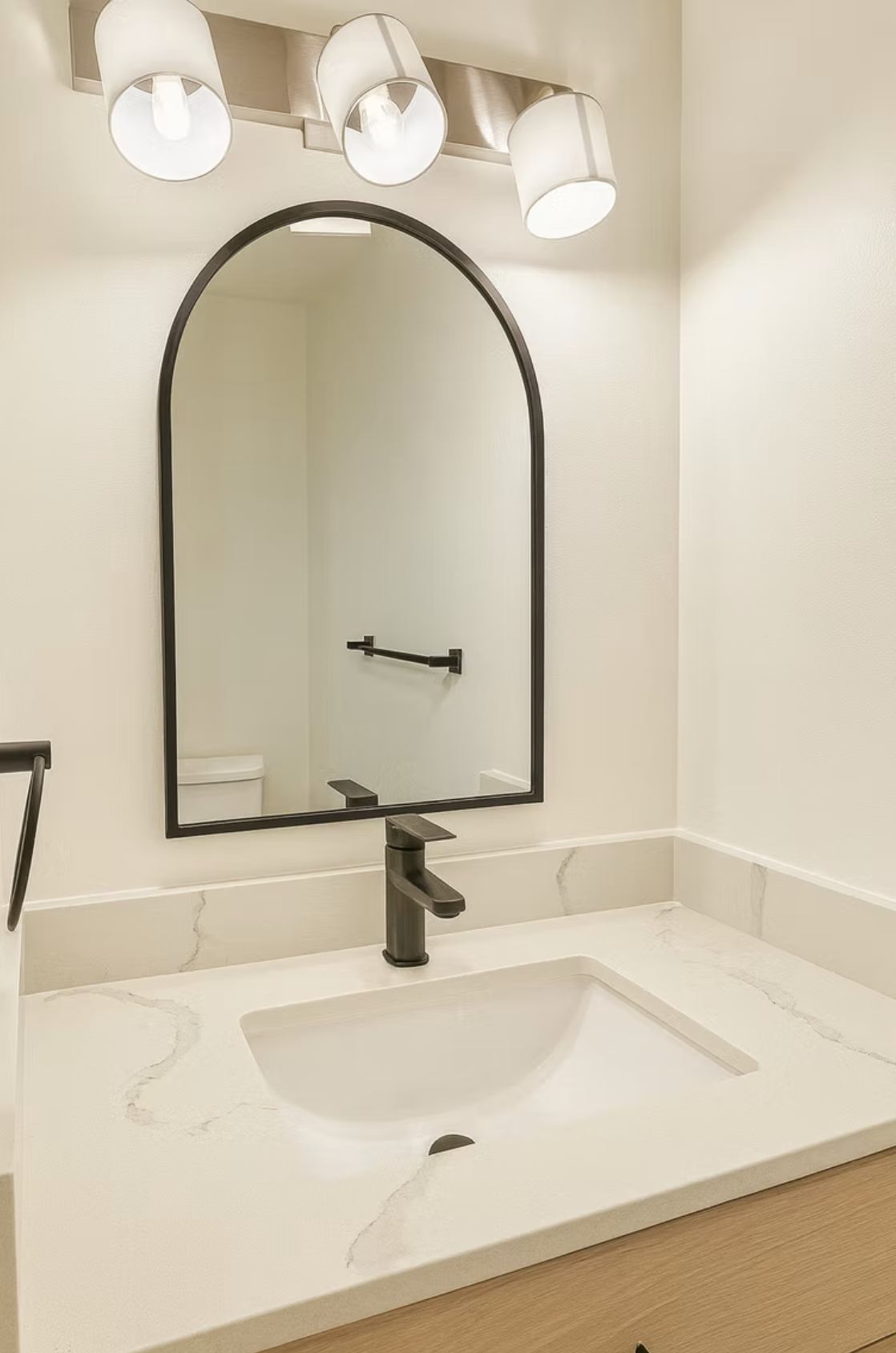 Basement bathroom renovation